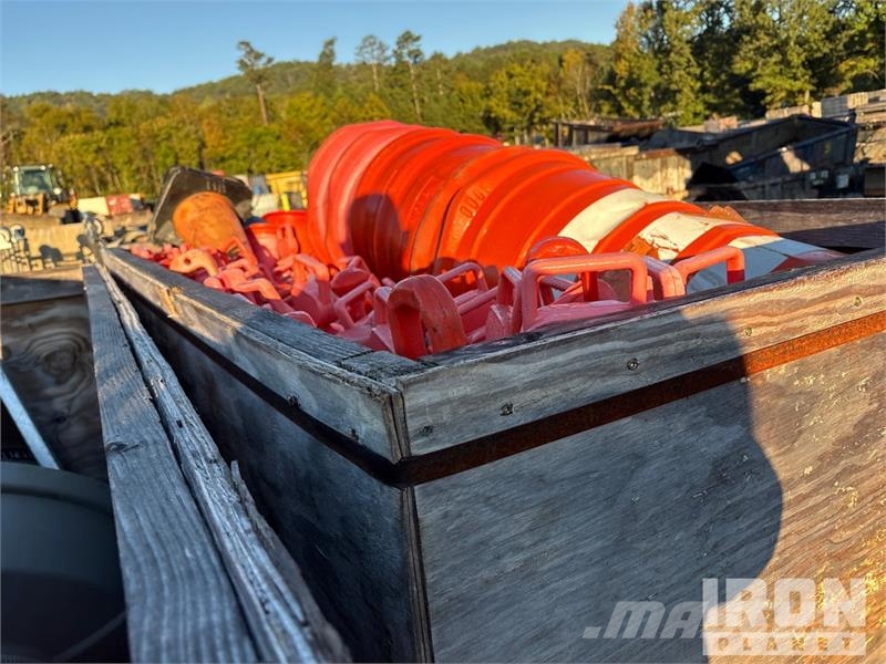 Quantity of (2) Crates of Traffic Cones Pipelayer dozers