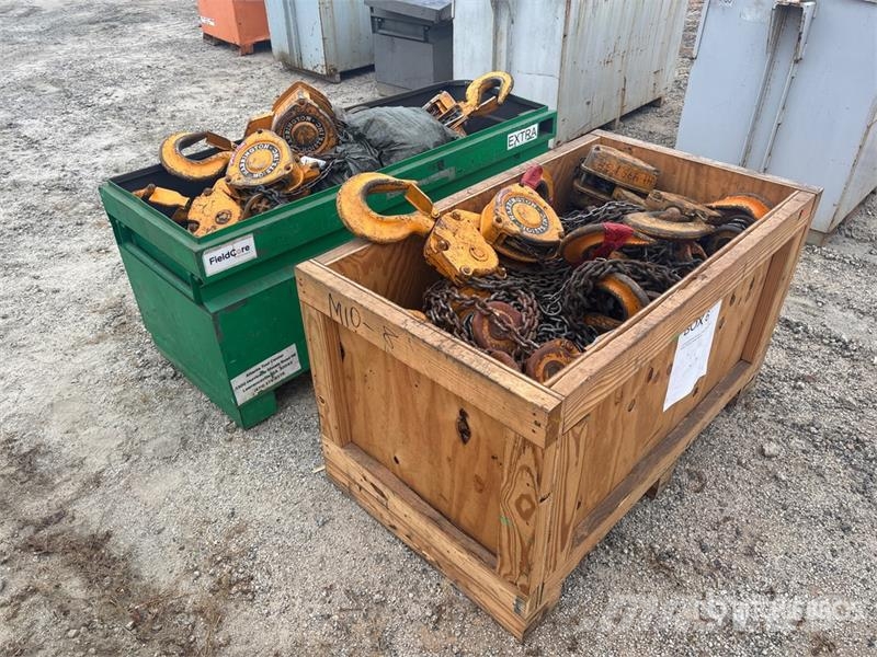 Quantity of (2) Crates of Harrington 10 Ton Chainf 건설 장비 - 기타
