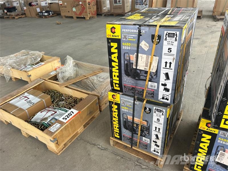 Quantity of (2) Firman P03501 Portable Generator S Andre generatorer