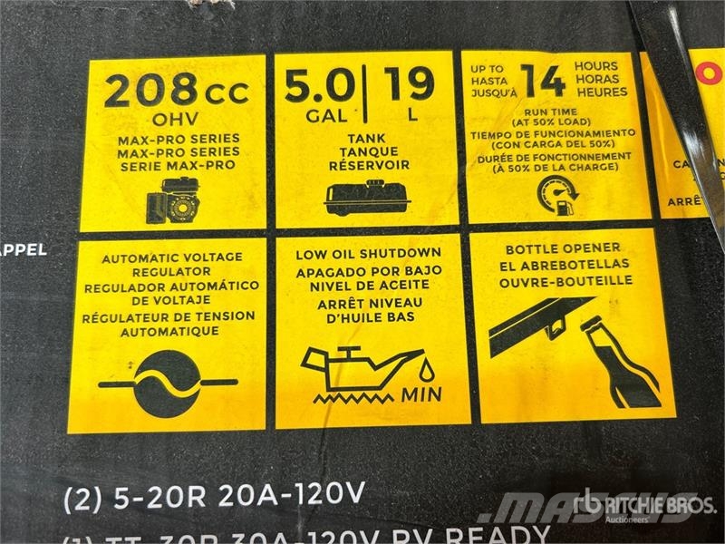  Quantity of (2) Firman P03501 Portable Generator S Andre generatorer
