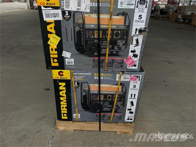  Quantity of (2) Firman P03501 3.550 kW Portable Ge Other Generators