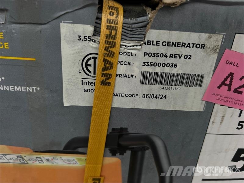  Quantity of (2) Firman P03501 3.550 kW Portable Ge Other Generators