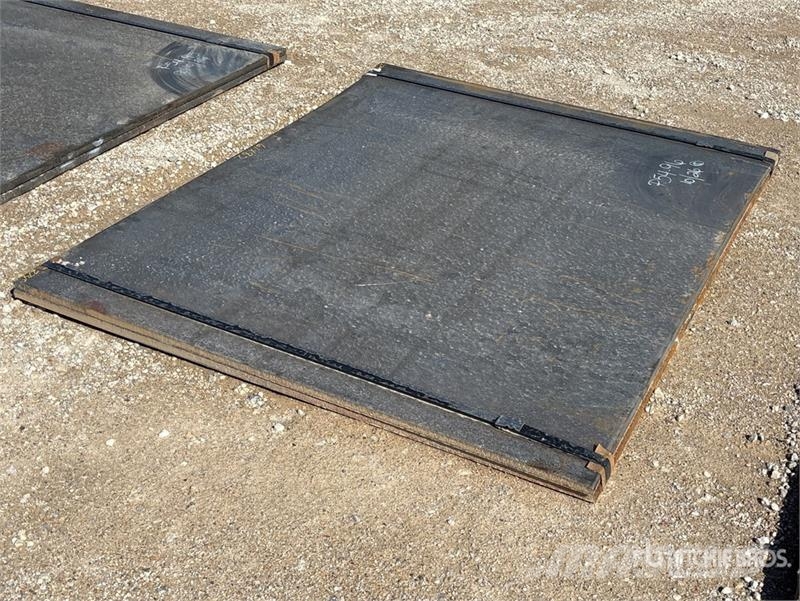  Quantity of (2)  Kit Containers Steel 5 ft 1 in x  Other components