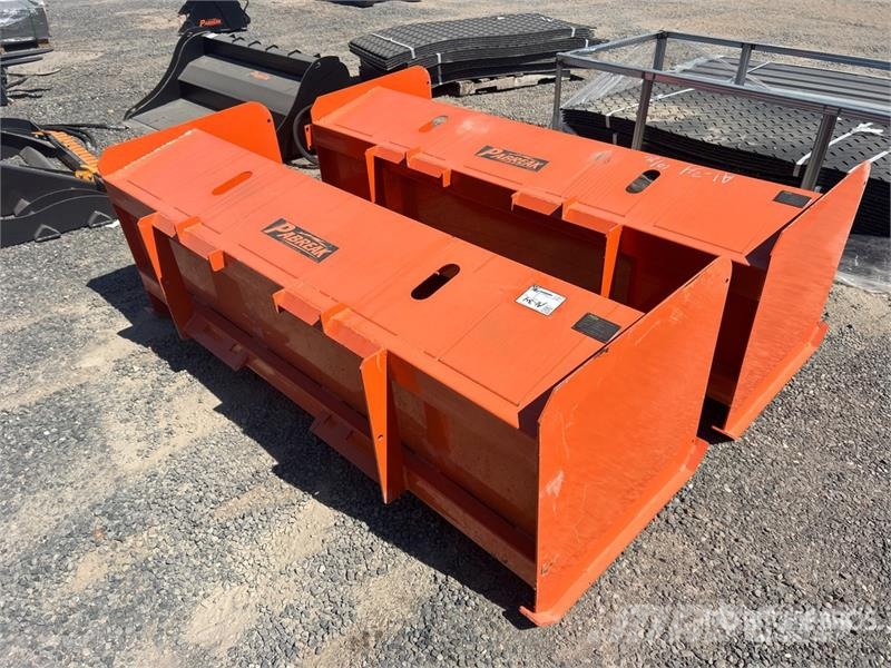  Quantity of (2)  PABREAK SP173 80 in Skid Steer Sn 제설 블레이드 및 제설기
