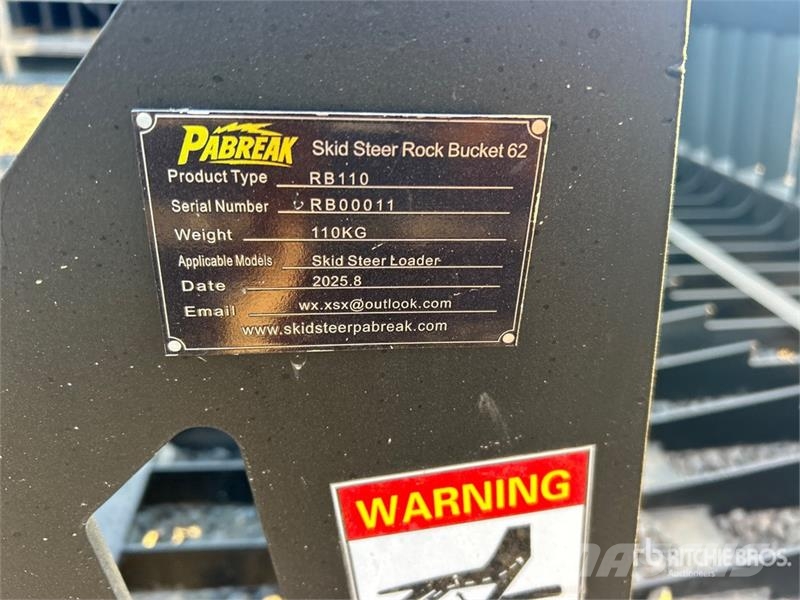  Quantity of (2)  PABREAK RB110 64 in Rock Skid Ste Kašike / Korpe