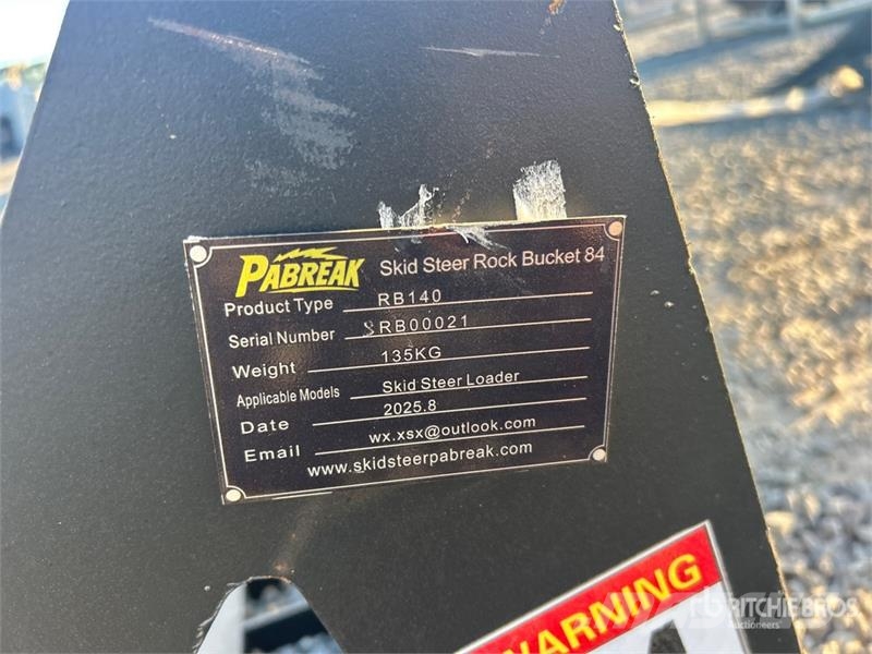 Quantity of (2) PABREAK RB140 80 in Rock Skid Ste Kašike / Korpe
