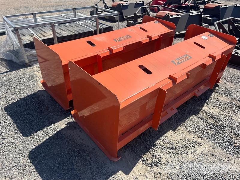  Quantity of (2)  PABREAK SP173 80 in Skid Steer Sn 제설 블레이드 및 제설기