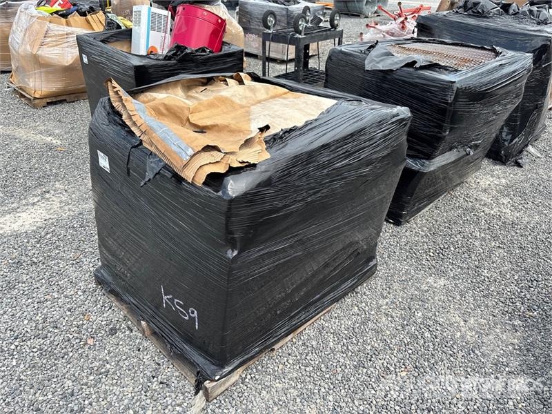 Quantity of (2) Pallets of Metal Shelving Other components