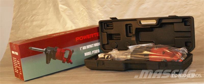  Quantity of (2)  Powertek PT8810 Pneumatic Impact  Other components