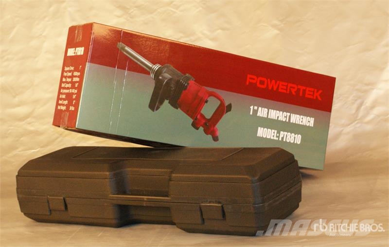  Quantity of (2)  Powertek PT8810 Pneumatic Impact  Other components