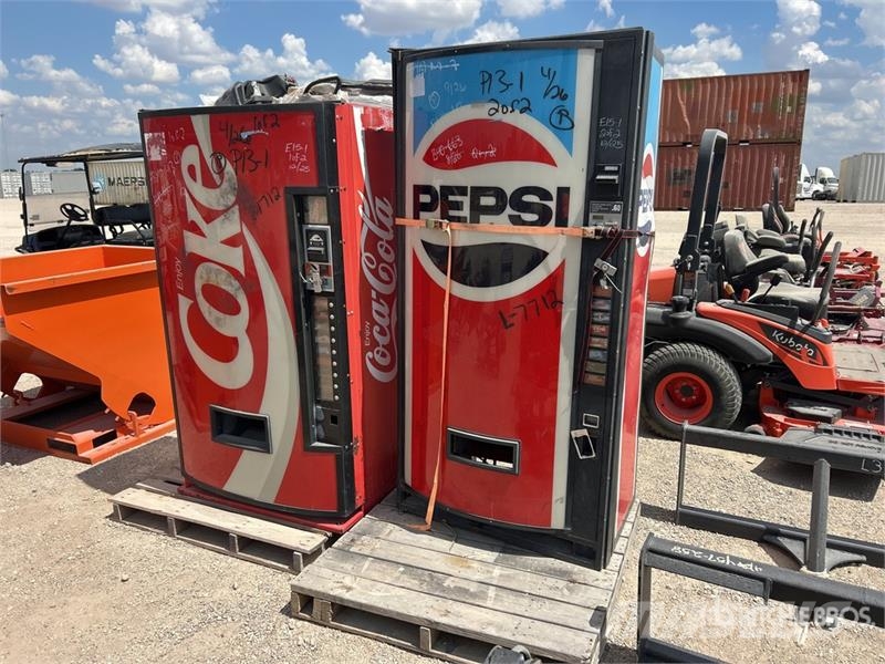 Quantity of (2) Soft Drink Vending Machine Other components