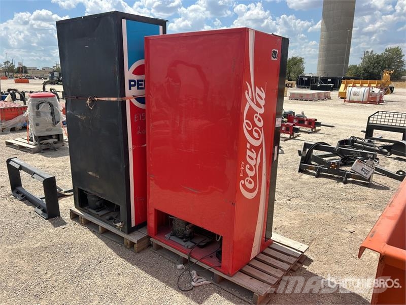 Quantity of (2) Soft Drink Vending Machine Other components
