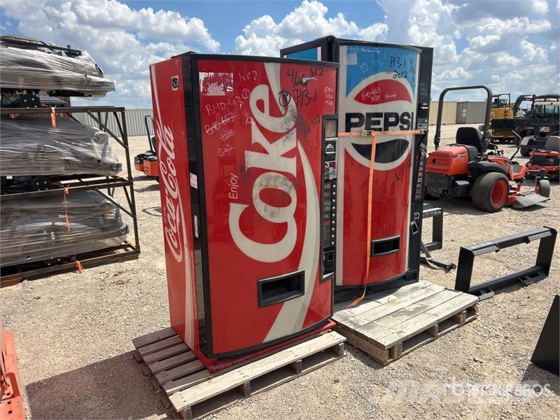 Quantity of (2) Soft Drink Vending Machine Other components