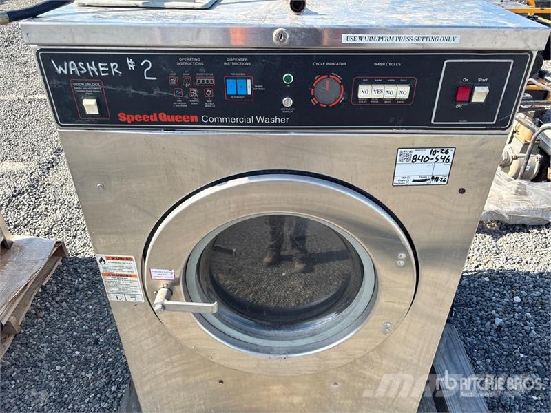 Quantity of (2) Speed Queen Clothes Washers (1) Dr Építőipar - Egyebek