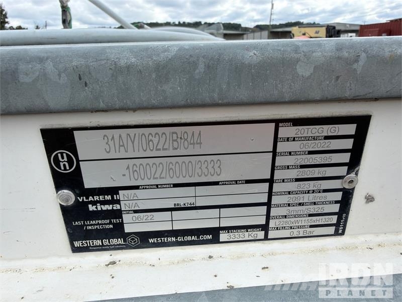 Quantity of (2) Trans Cube 552 gal Skid Mounted St Kütusemahutid
