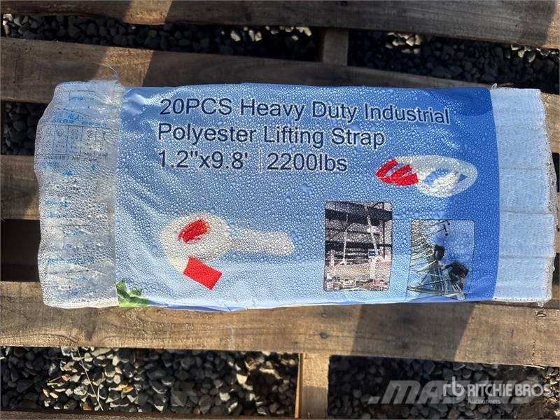Quantity of (20) 1.2 in x 9.8 ft Heavy Duty Indust Other components