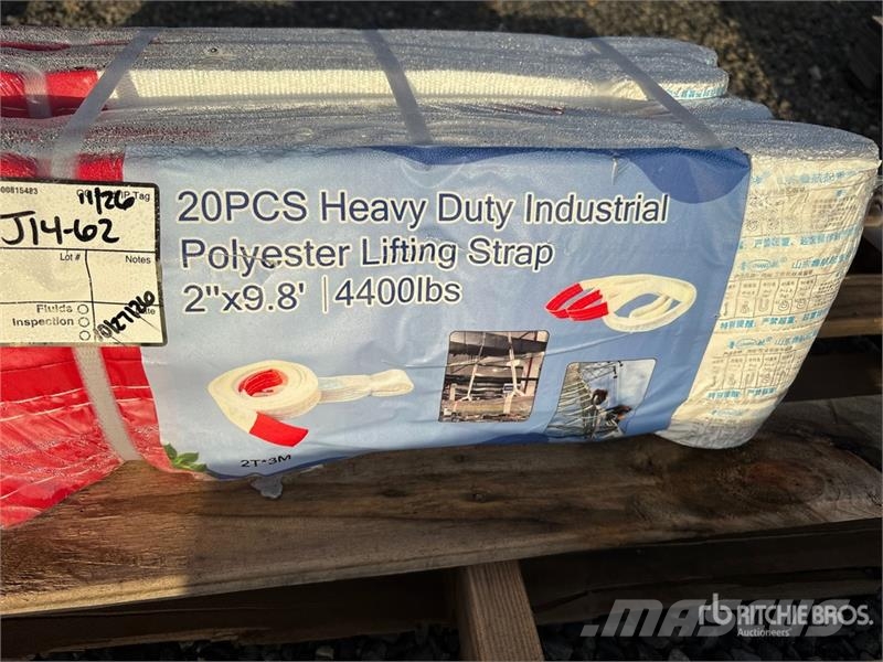  Quantity of (20) 2 in x 9.8 ft Heavy Duty Industri Other components