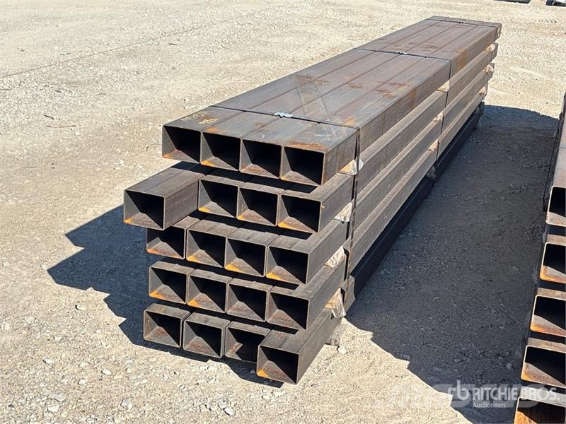 Quantity of (20) 5 in x 4 in x 14 ft 11 Gauge Rect المصاعد والرافعات المادية