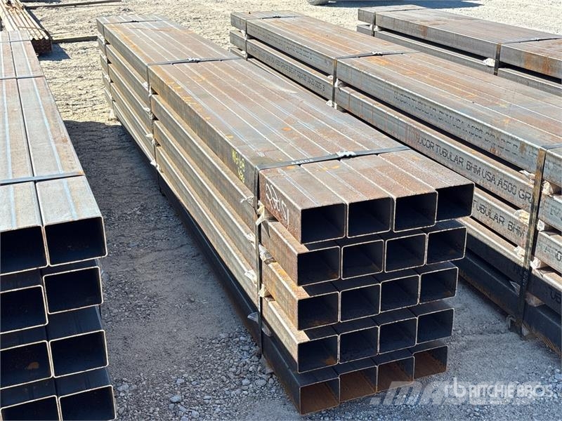  Quantity of (20) 5 in x 4 in x 14 ft 11 Gauge Rect المصاعد والرافعات المادية