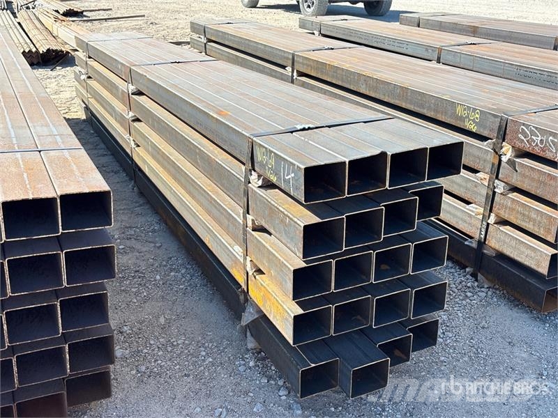  Quantity of (20) 5 in x 4 in x 14 ft 11 Gauge Rect المصاعد والرافعات المادية