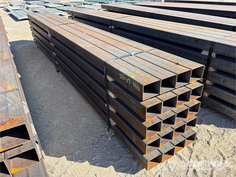  Quantity of (20) 5 in x 4 in x 14 ft 11 Gauge Rect المصاعد والرافعات المادية