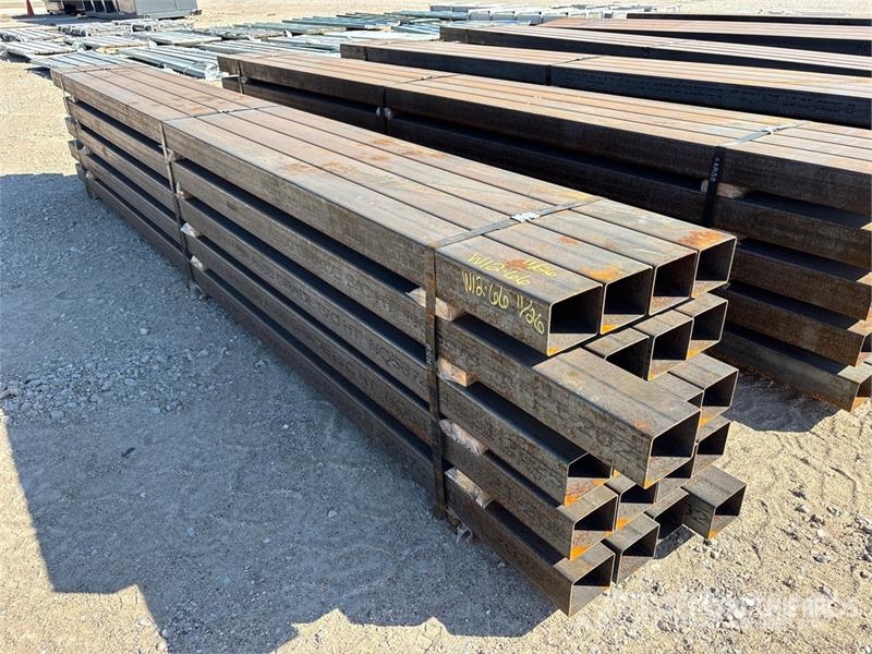  Quantity of (20) 5 in x 4 in x 14 ft 11 Gauge Rect المصاعد والرافعات المادية
