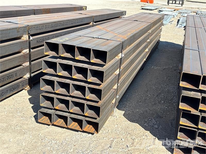  Quantity of (20) 5 in x 4 in x 14 ft 11 Gauge Rect المصاعد والرافعات المادية