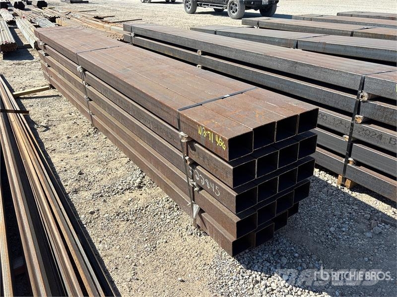  Quantity of (20) 5 in x 4 in x 14 ft 11 Gauge Rect المصاعد والرافعات المادية