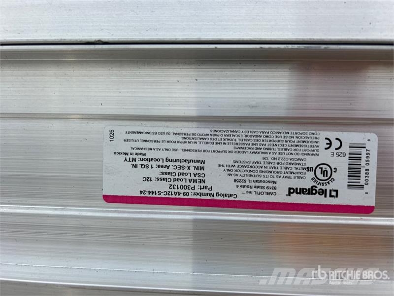  Quantity of (20) Pallets of Aluminum Trays (Unused Montacargas y elevadores de material
