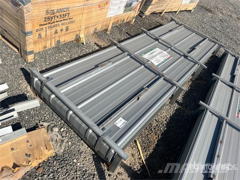 Quantity of (200) KJ K0310 Galvalume Corrugated S Verricelli, paranchi e sollevatori per materiali