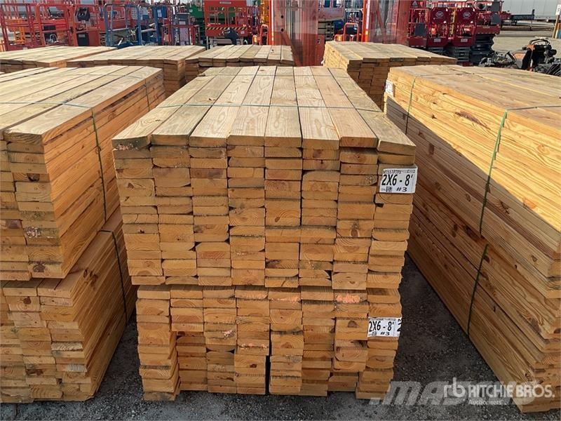 Quantity of (256) (2 Lifts Total) 2x6x8 SYP #3 Kil Andre komponenter