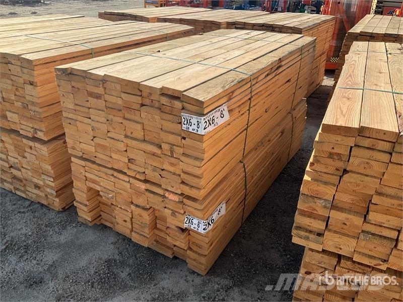 Quantity of (256) (2 Lifts Total) 2x6x8 SYP #3 Kil Andre komponenter