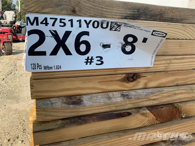 Quantity of (256) (2 Lifts Total) 2x6x8 SYP #3 Kil Andre komponenter
