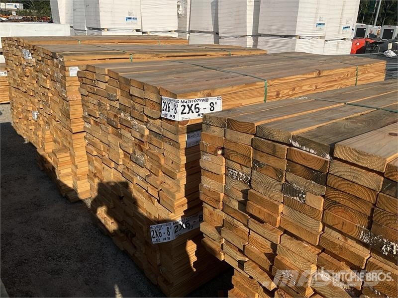 Quantity of (256) (2 Lifts Total) 2x6x8 SYP #3 Kil Andre komponenter