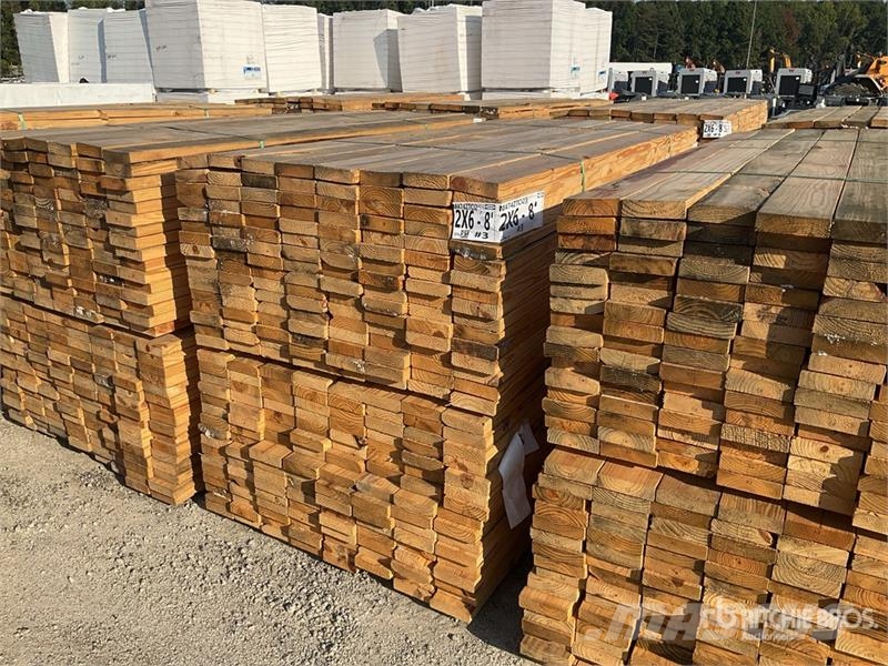 Quantity of (256) (2 Lifts Total) 2x6x8 SYP #3 Kil Andre komponenter