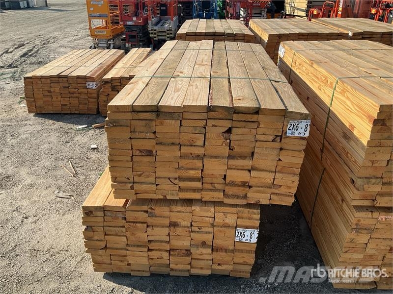 Quantity of (256) (2 Lifts Total) 2x6x8 SYP #3 Kil Andre komponenter