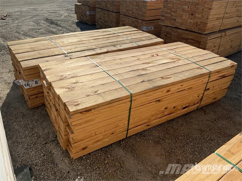 Quantity of (256) (2 Lifts Total) 2x6x8 SYP #3 Kil Andre komponenter