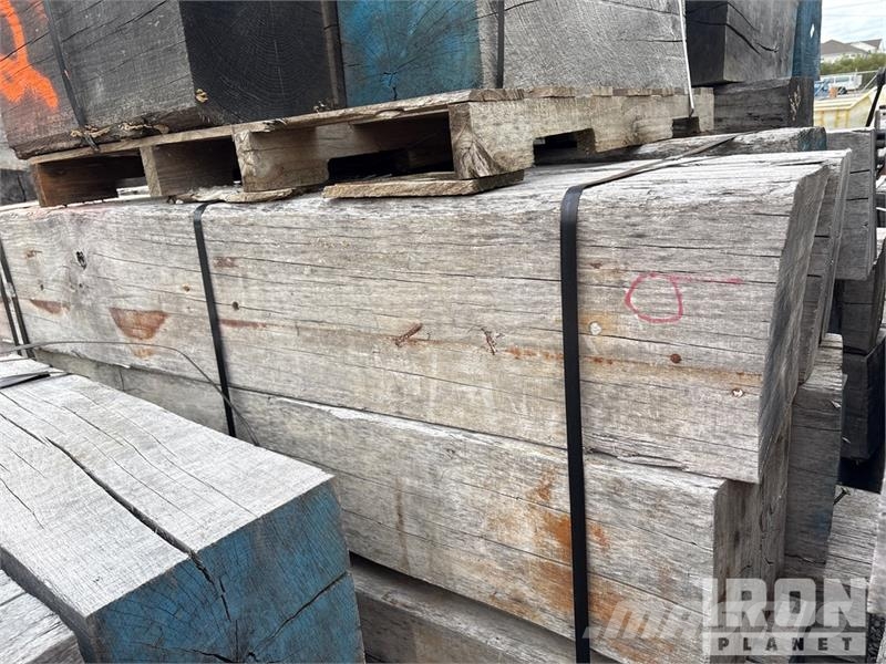 Quantity of (26) 12 In x 12 In x 6 ft Hard Wood Ti Seilwinden, Bauaufzüge und Lastenaufzüge