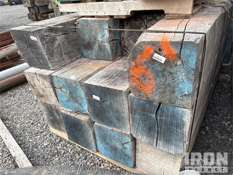  Quantity of (26) 12 In x 12 In x 6 ft Hard Wood Ti Seilwinden, Bauaufzüge und Lastenaufzüge
