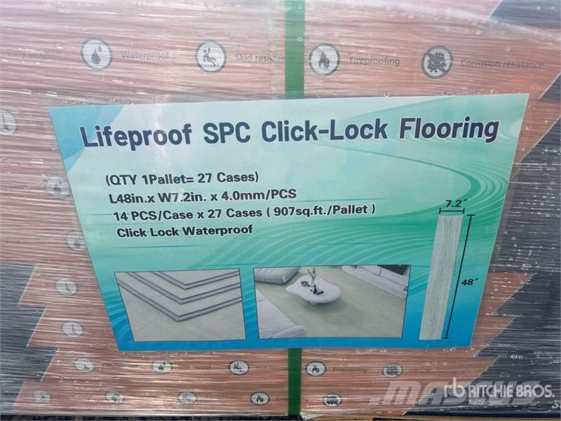  Quantity of (27) Boxes of 48 in x 7.2 in SPC-Click Other components
