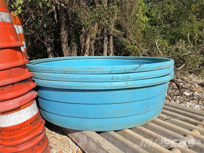  Quantity of (3) 9 ft x 28 in Poly Stock Tanks Diger
