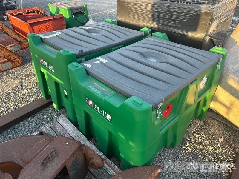  Quantity of (3) AM-Tank Portable Poly Diesel Fuel  Üzemanyag- és adaléktartályok