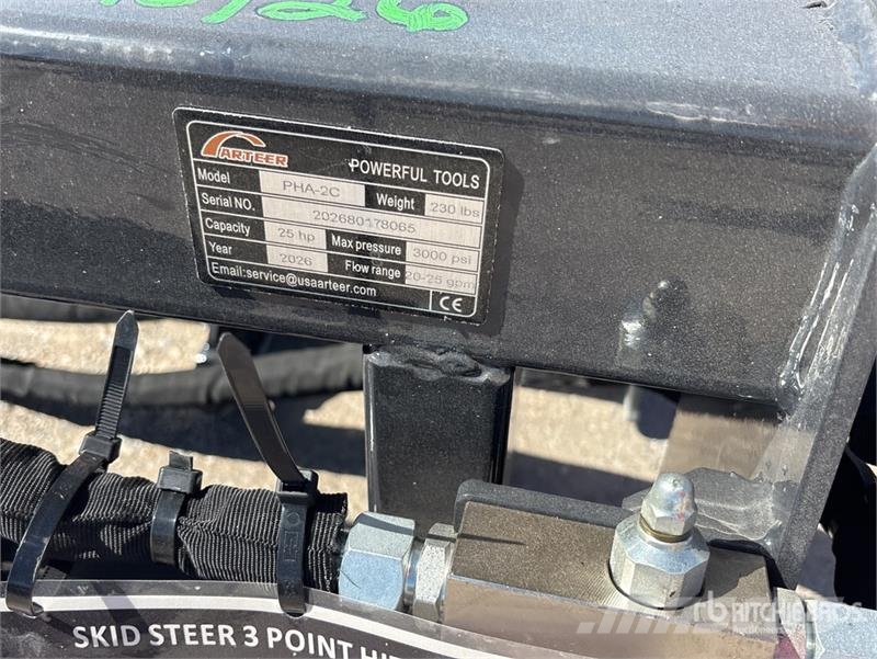 Quantity of (3) ARTEER PHA-2C-3 Skid Steer 3-Poin その他部品