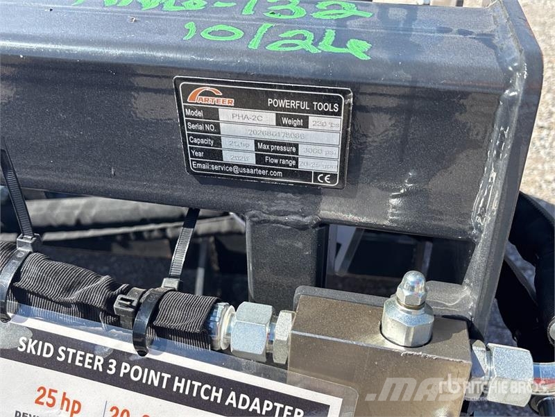 Quantity of (3) ARTEER PHA-2C-3 Skid Steer 3-Poin その他部品