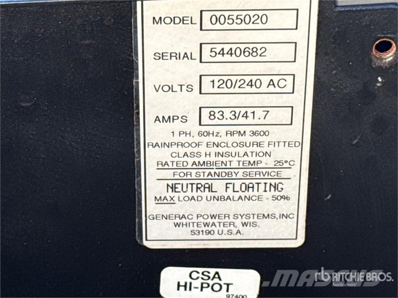 Quantity of (3) Generator Set Diesel Generators