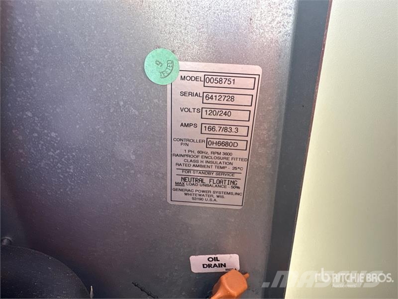 Quantity of (3) Generator Set Geradores a diesel