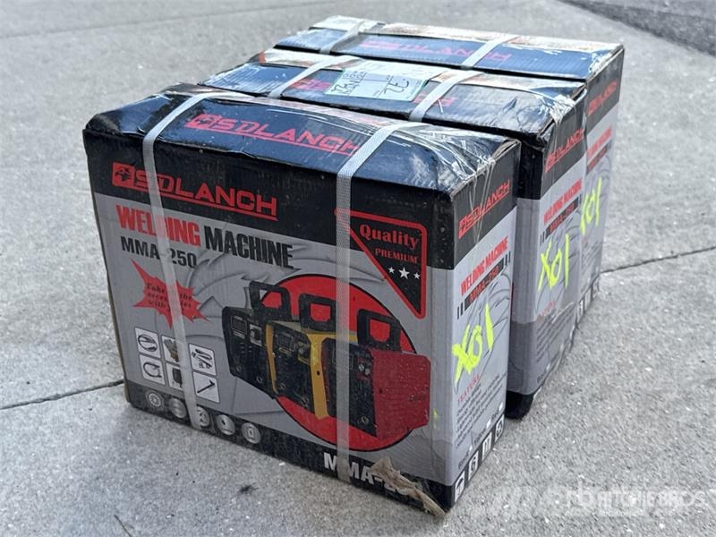  Quantity of (3)  MIG-250 Electric Welder (Unused) Urządzenia spawalnicze