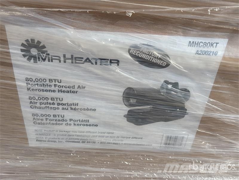 Quantity of (3) Mr. Heater 80,000 BTU Portable for Fűtő és Hűtő felszerelések