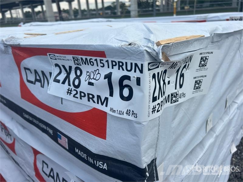 Quantity of (3) Pallets of 2x8x16 SYP #2 Prime Gra Other components