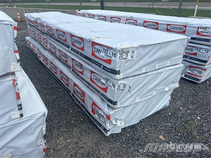Quantity of (3) Pallets of 2x8x16 SYP #2 Prime Gra Other components